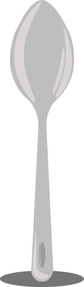 Spoon, illustration, vector on white background.