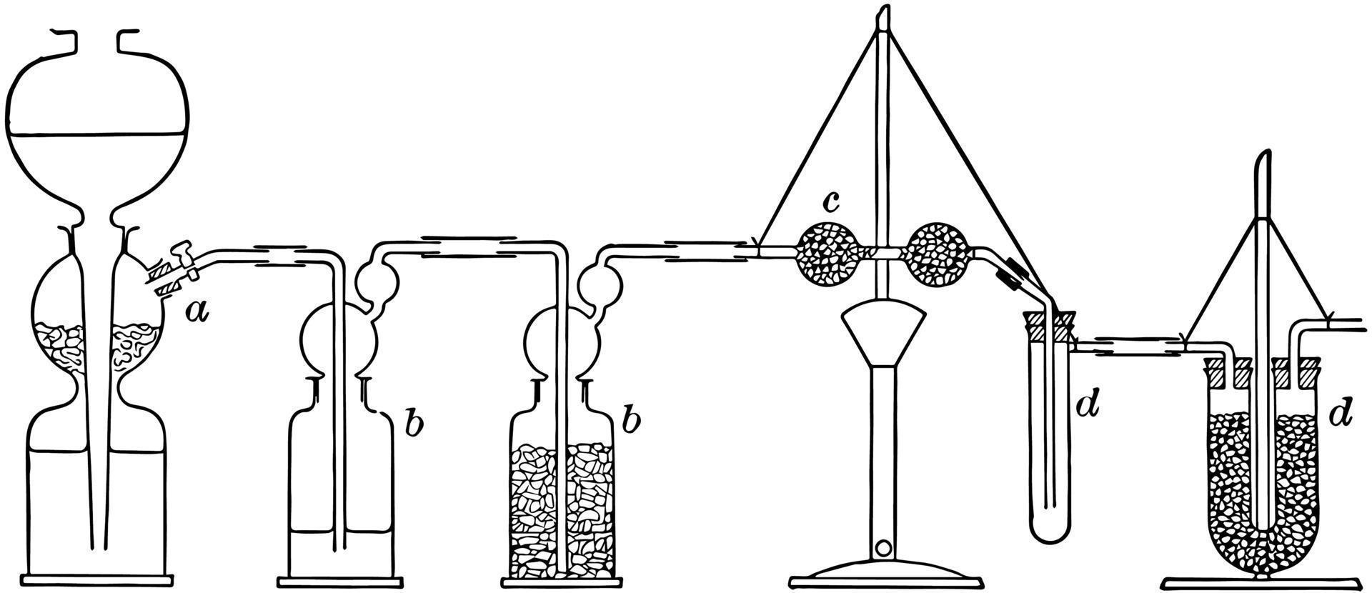 Composition of Water, vintage illustration vector