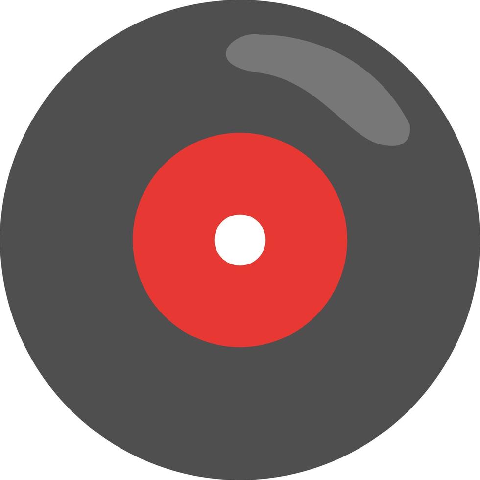 Music records, illustration, vector, on a white background. vector