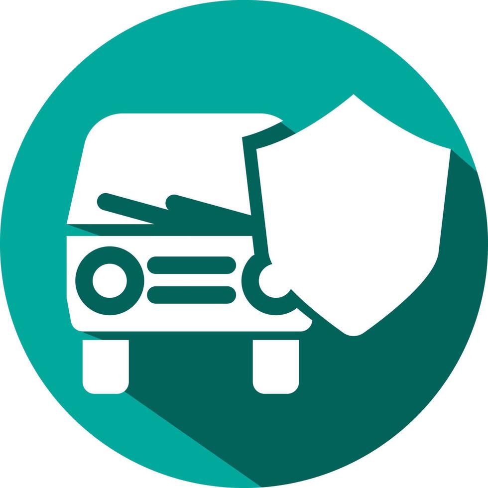 Car insurance, illustration, vector on a white background.