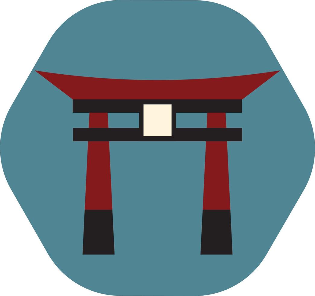 Japanese inari, illustration, vector, on a white background. vector