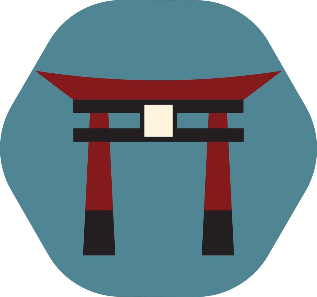 inari japonés, ilustración, vector, sobre un fondo blanco. vector