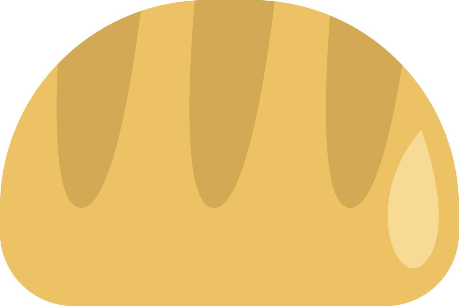 Bread icon, illustration, vector on a white background.