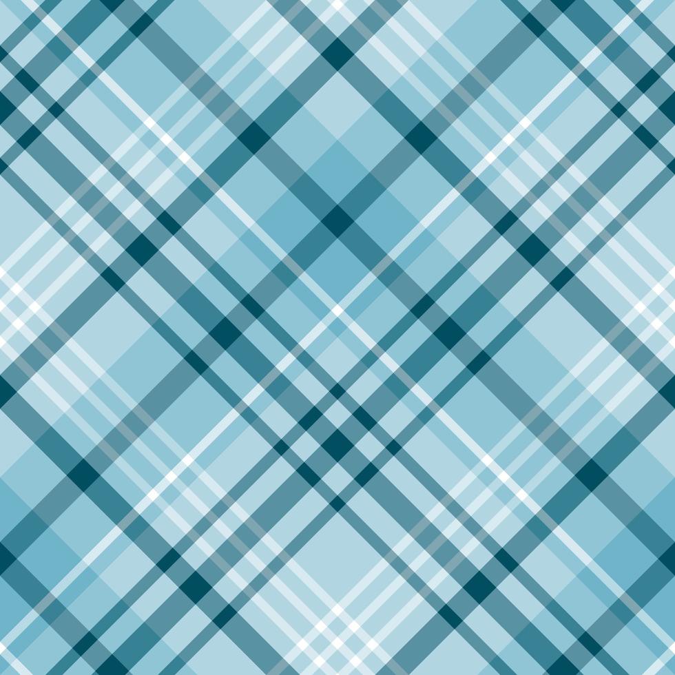 Seamless pattern in simple light and dark blue and white colors for plaid, fabric, textile, clothes, tablecloth and other things. Vector image. 2
