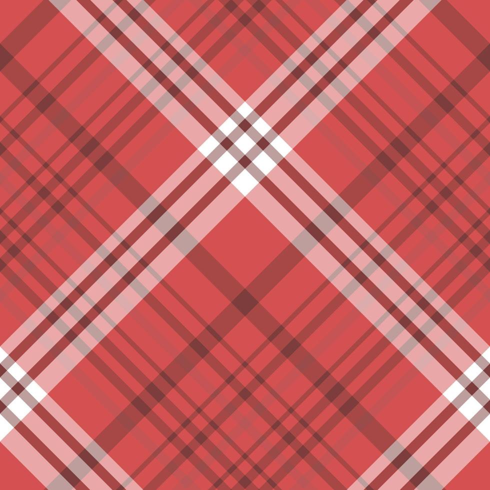 Seamless pattern in red colors for plaid, fabric, textile, clothes, tablecloth and other things. Vector image. 2