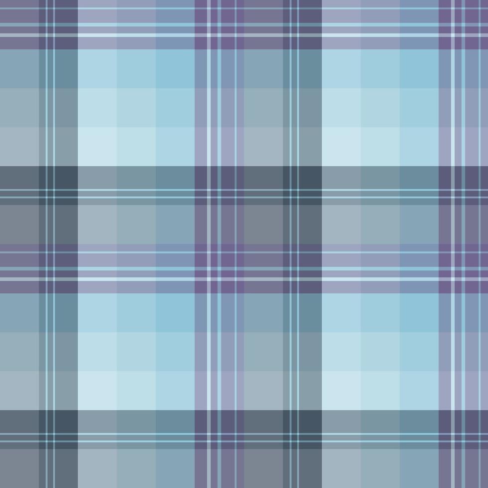 Seamless pattern in simple gray, light blue and discreet violet colors for plaid, fabric, textile, clothes, tablecloth and other things. Vector image.