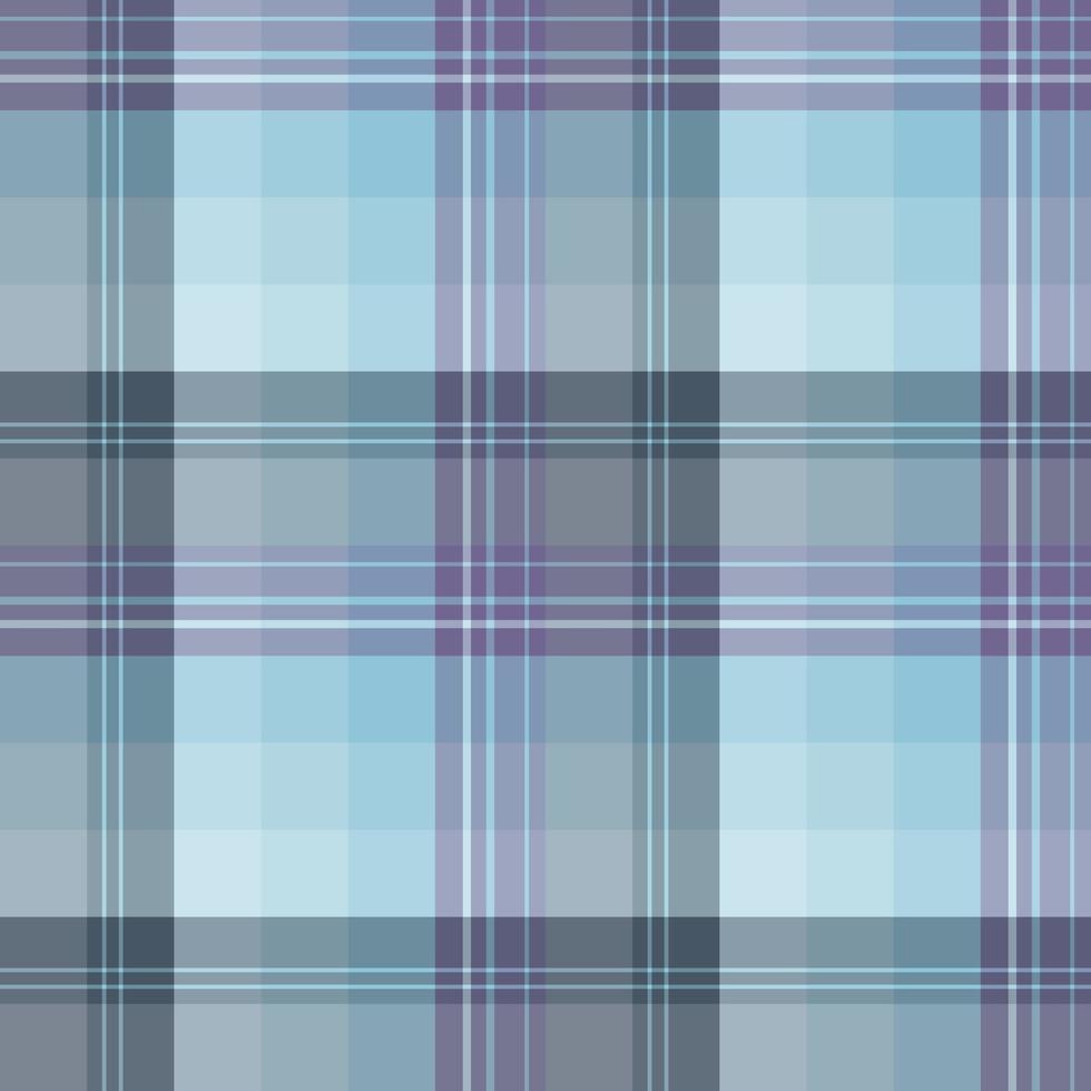 Seamless pattern in simple gray, light blue and discreet violet colors for plaid, fabric, textile, clothes, tablecloth and other things. Vector image.