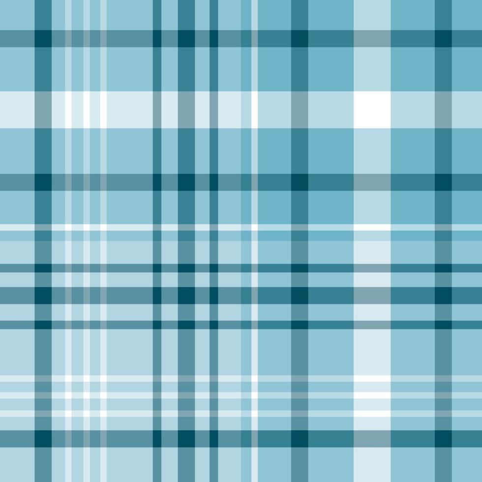 Seamless pattern in simple light and dark blue and white colors for plaid, fabric, textile, clothes, tablecloth and other things. Vector image.