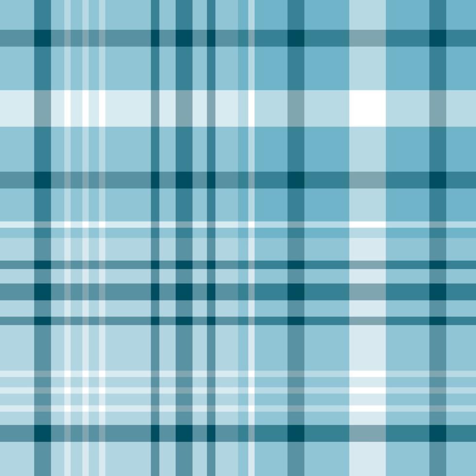 Seamless pattern in simple light and dark blue and white colors for plaid, fabric, textile, clothes, tablecloth and other things. Vector image.