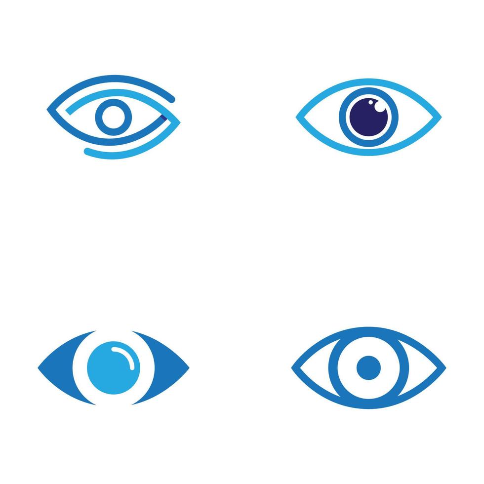 Eye Care vector logo design