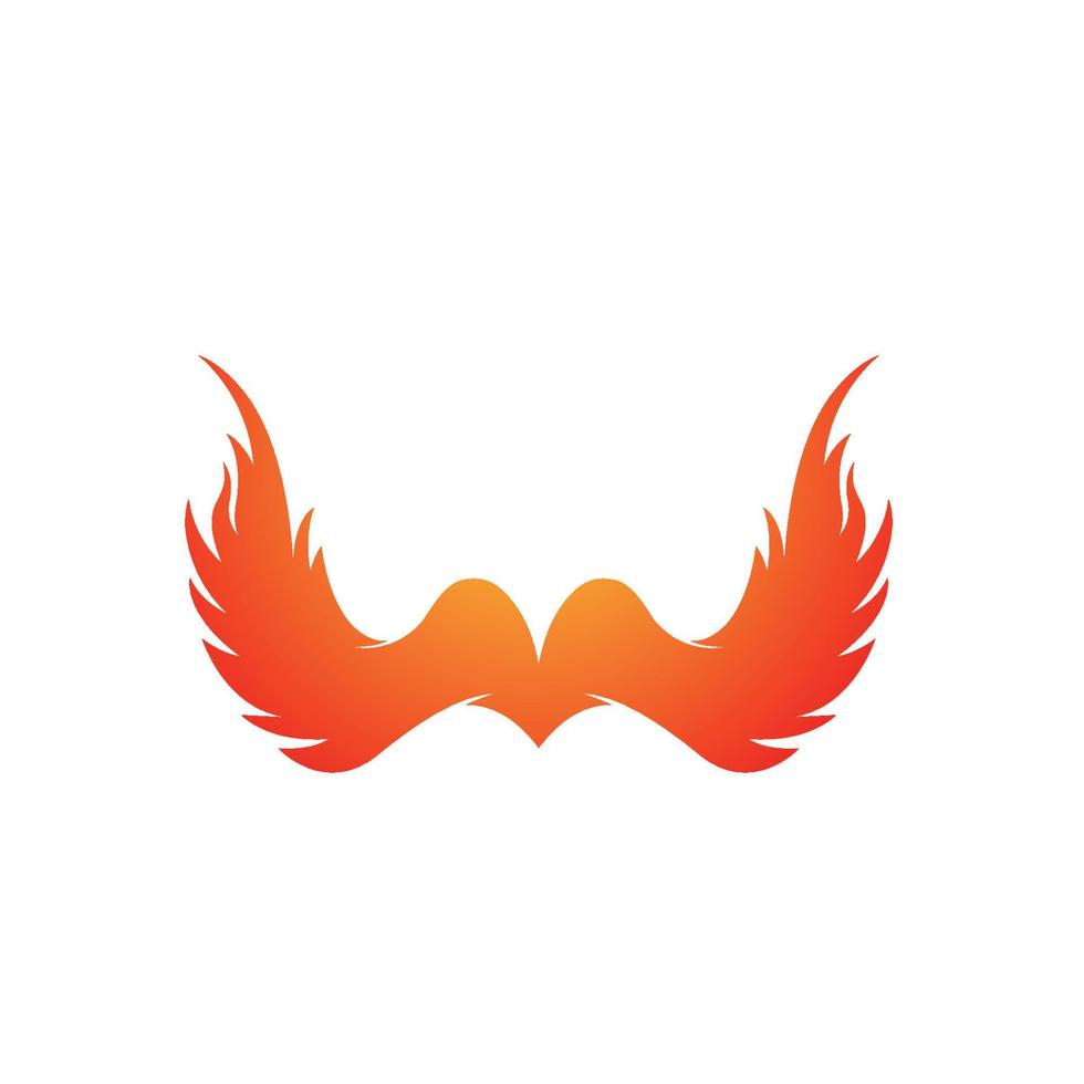 Phoenix vector icon illustration