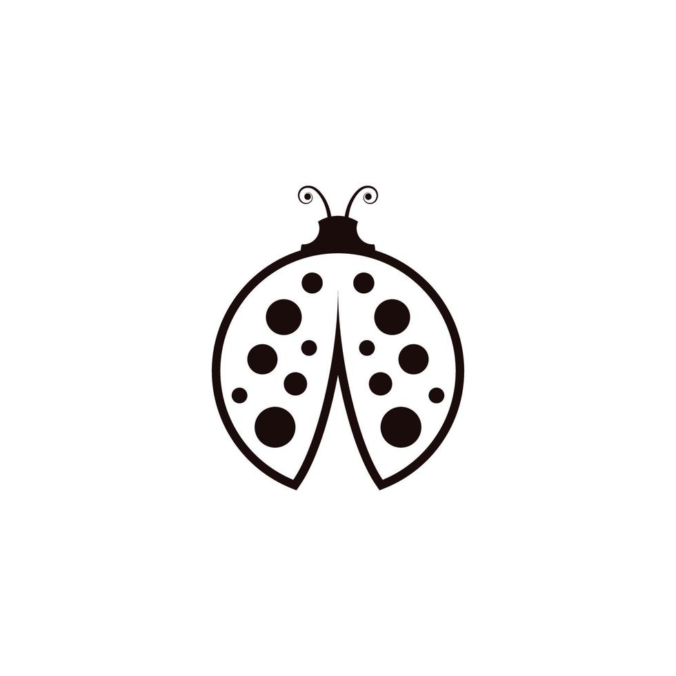 Beauty bug vector illustration icon