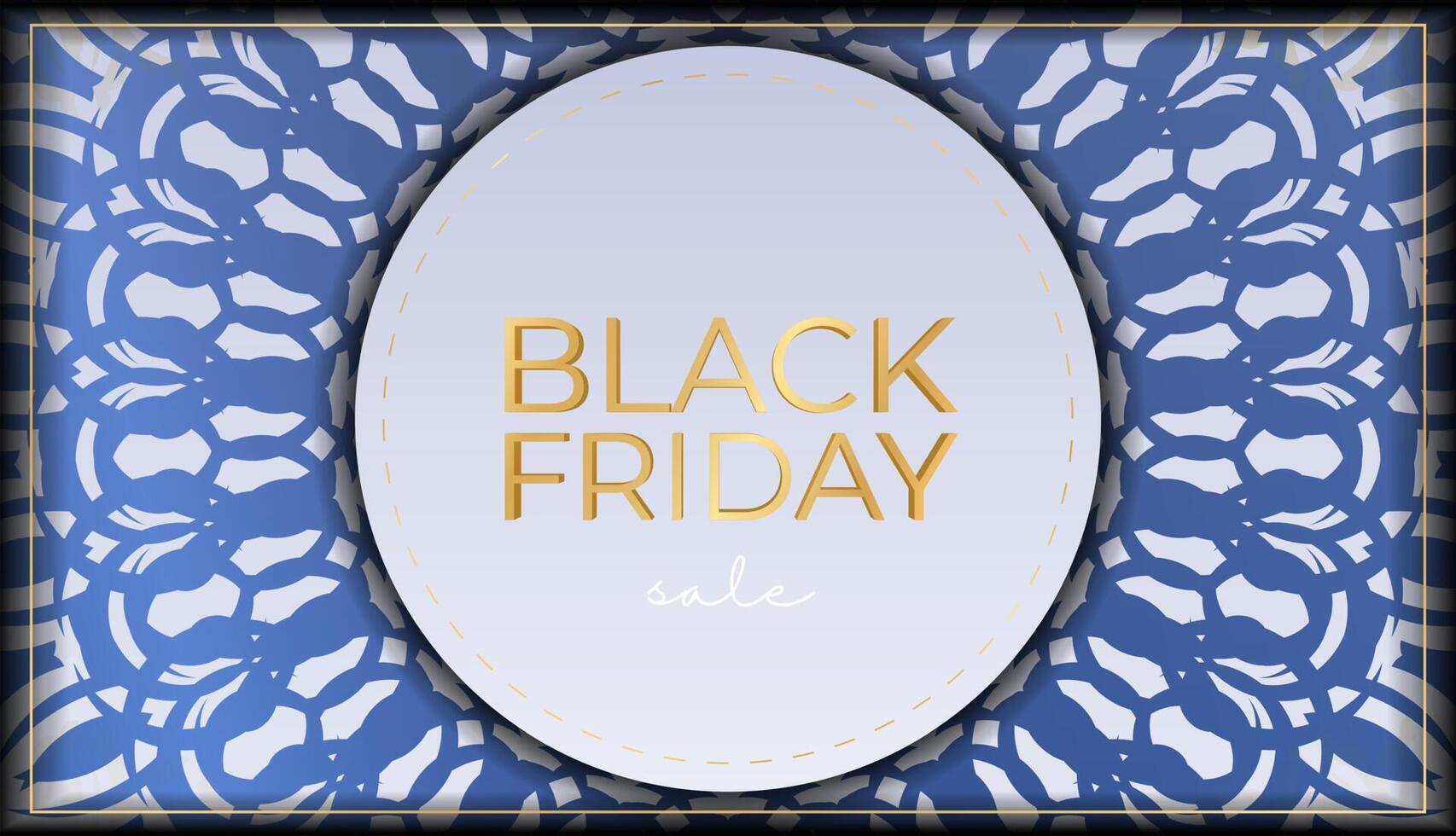 Black Friday Sale Poster Template Beige Color Abstract Pattern vector