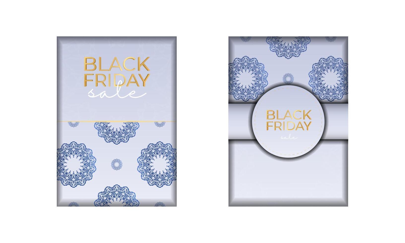 Baner Black Friday beige with Greek pattern vector