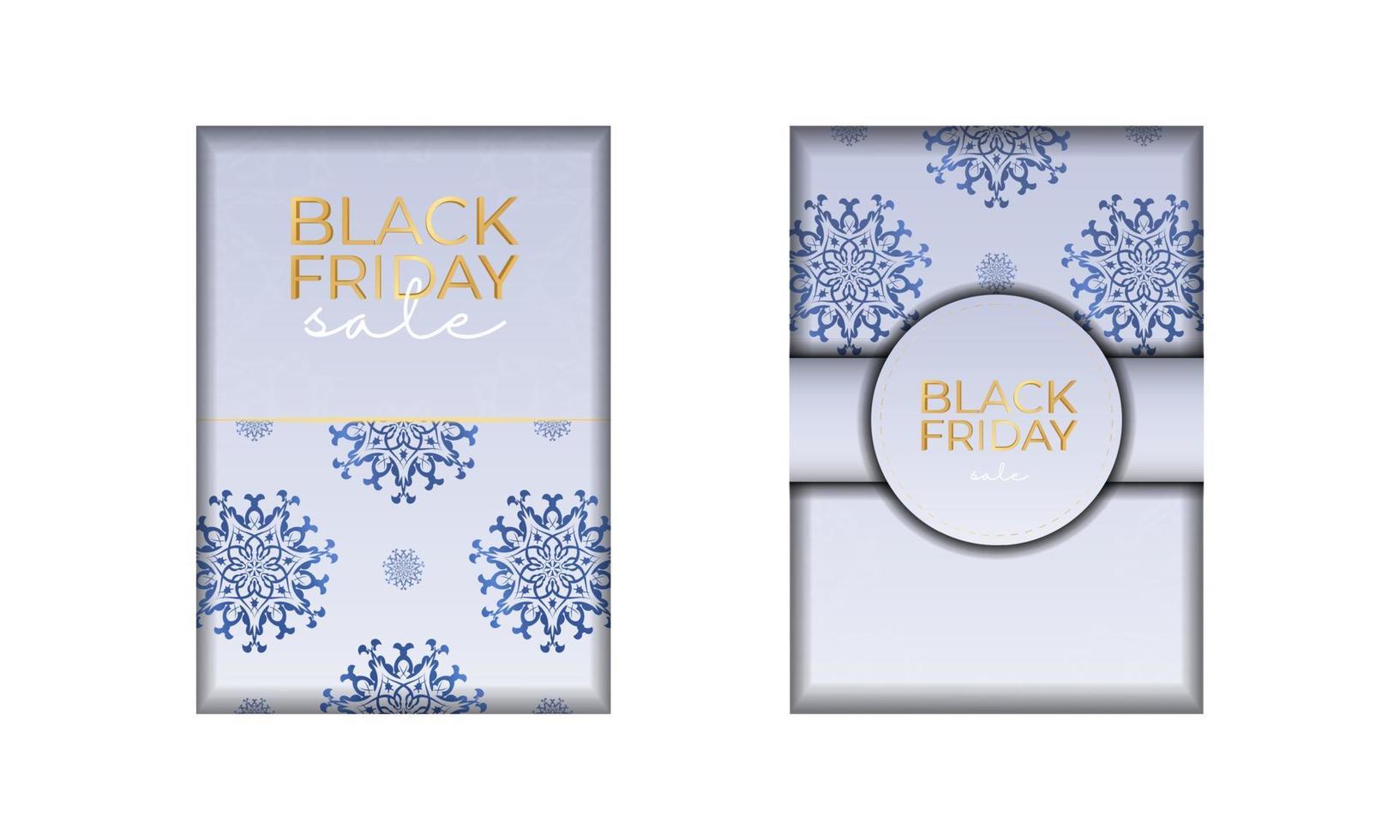 Holiday Advertising Beige Round Pattern Black Friday Sale vector