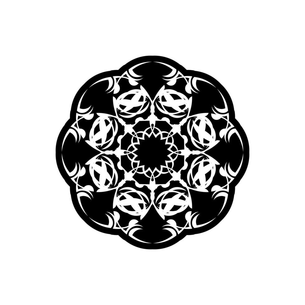 decorative border round frame, black and white circle ornament template art decor, circular ornamental baroque for design ceramic, card, invitation, wedding, plate, banner, greeting, lace, vector