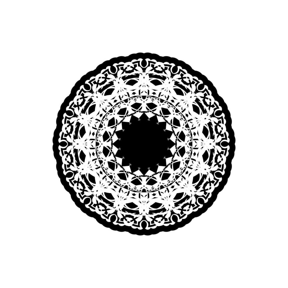 decorative border round frame, black and white circle ornament template art decor, circular ornamental baroque for design ceramic, card, invitation, wedding, plate, banner, greeting, lace, vector