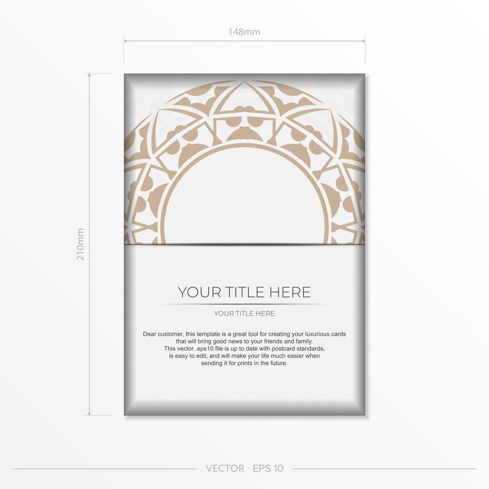 A business card template with a circular pattern vector