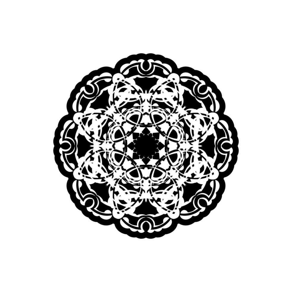 decorative border round frame, black and white circle ornament template art decor, circular ornamental baroque for design ceramic, card, invitation, wedding, plate, banner, greeting, lace, vector