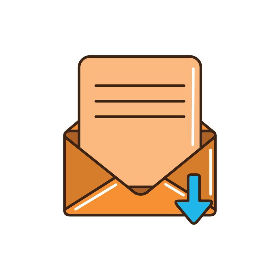 sending mail letter message line and fill 13616346 Vector Art at Vecteezy