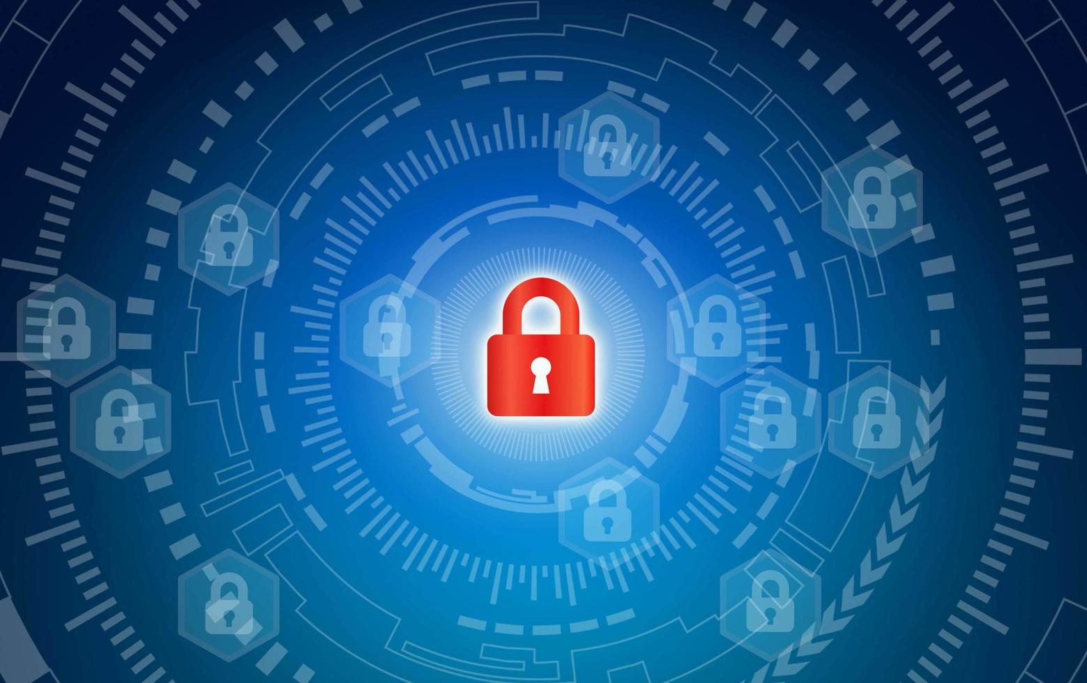Cyber Security Data Protection Business Technology Privacy concept, circle and technology background, abstract technology concept background photo
