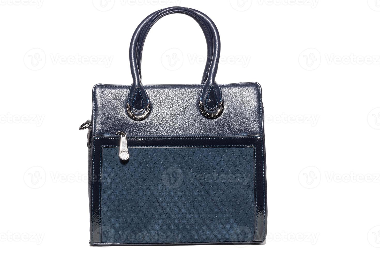 bolso femenino en azul foto