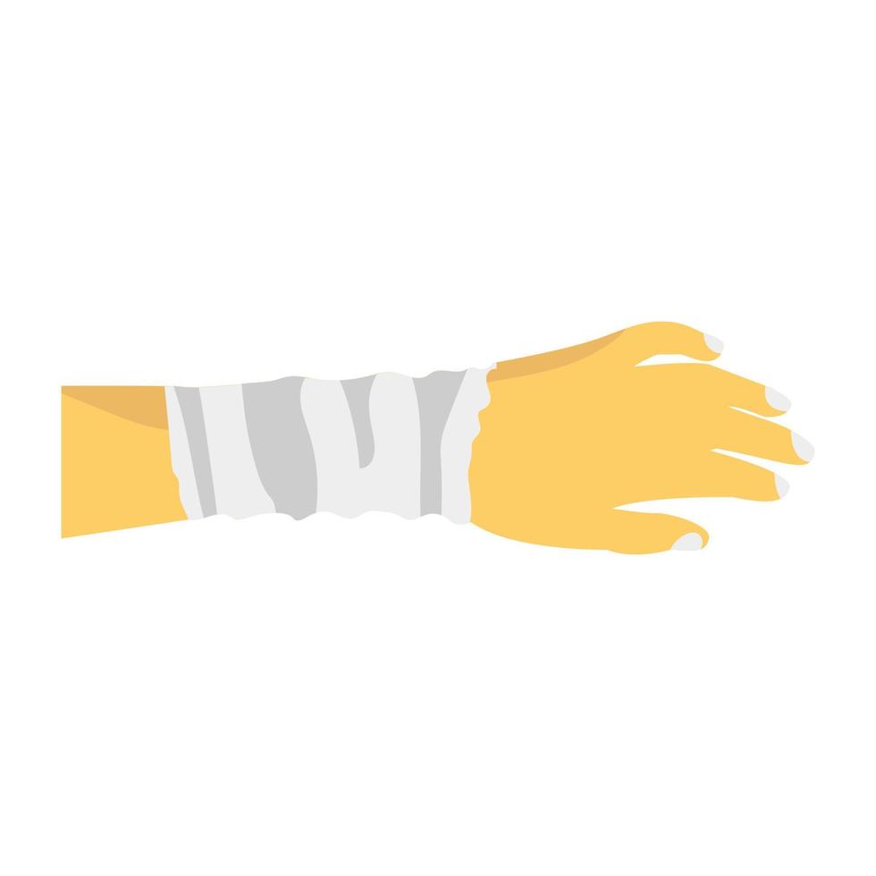 Trendy Wrist Bandage vector