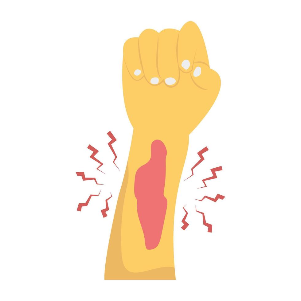 Trendy Arm Bleeding vector