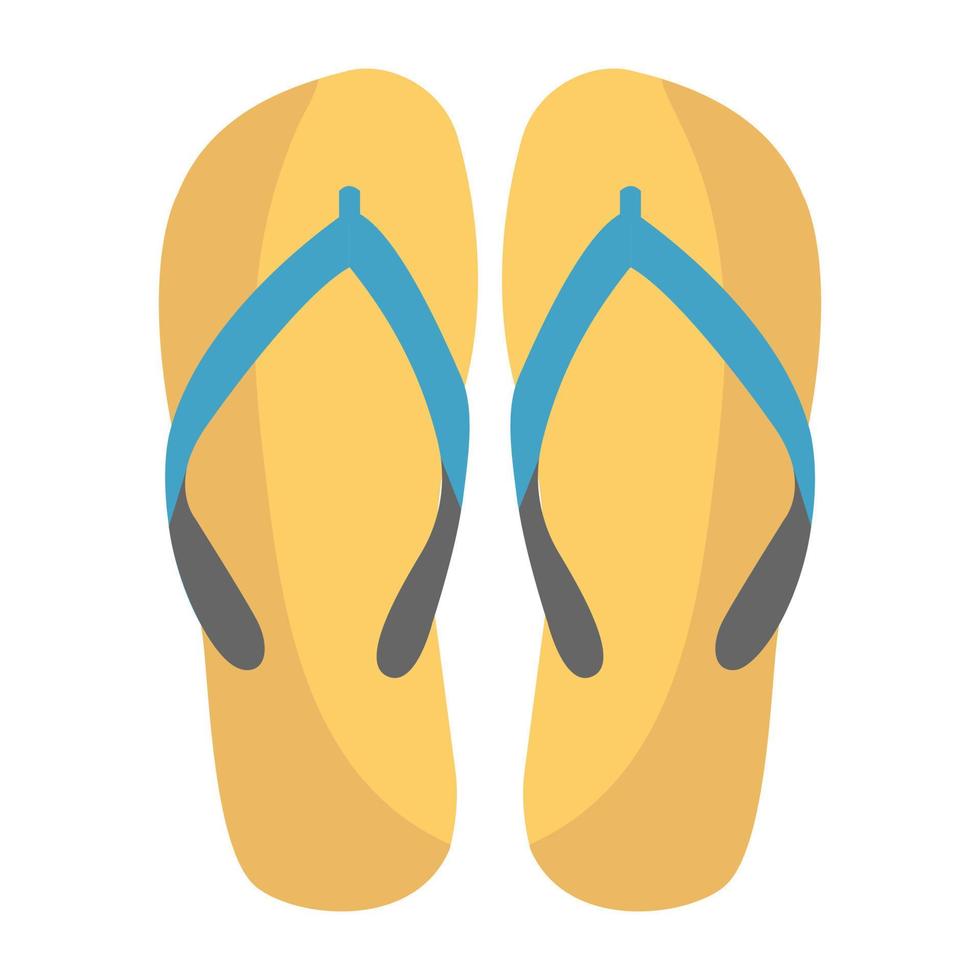 Trendy Slippers Concepts vector