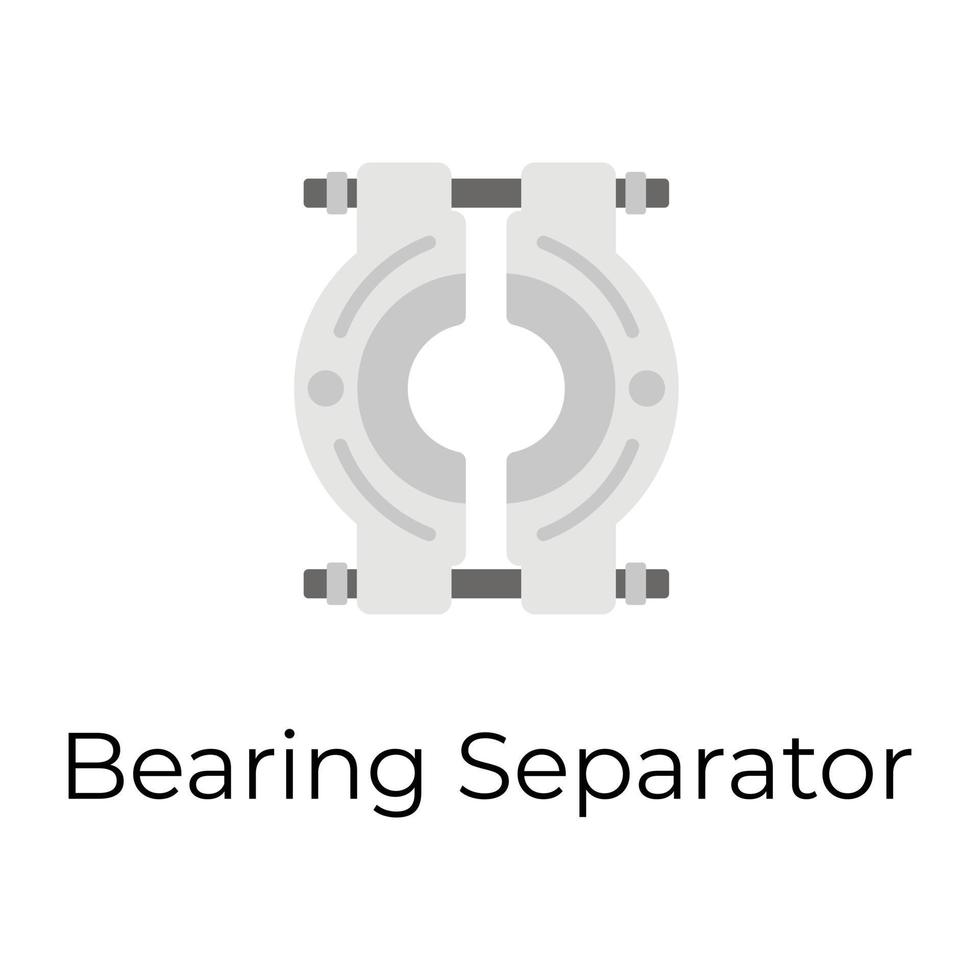 Trendy Bearing Separator vector