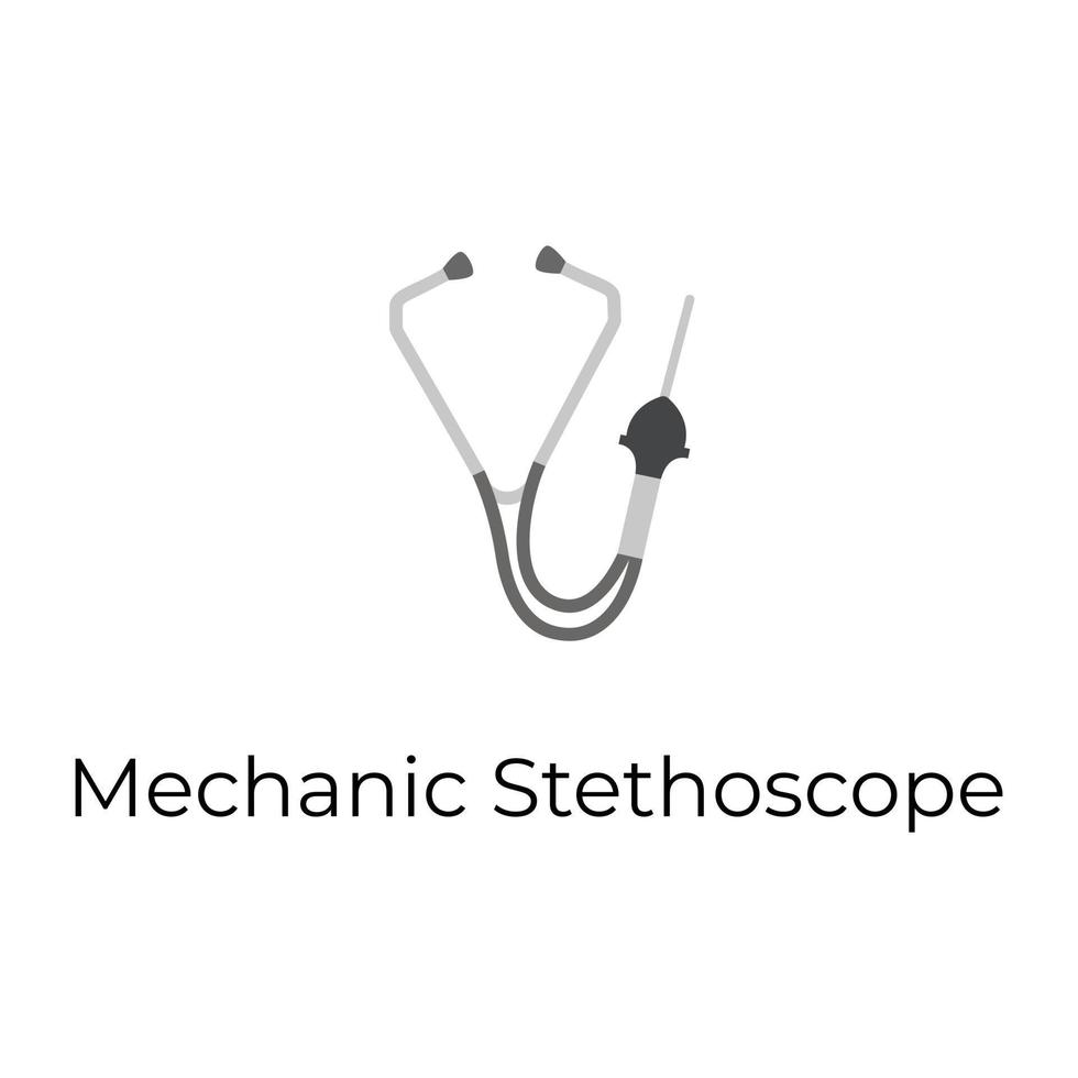 estetoscopio mecánico de moda vector