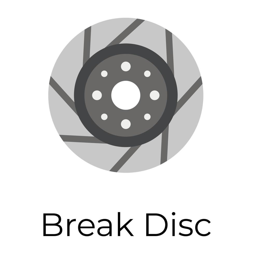 Trendy Brake Disc vector