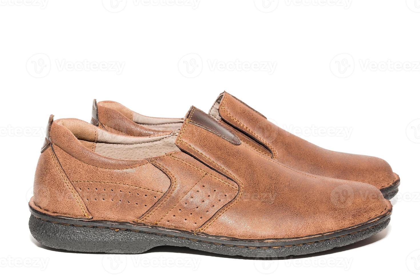 Brown men's shoes photo