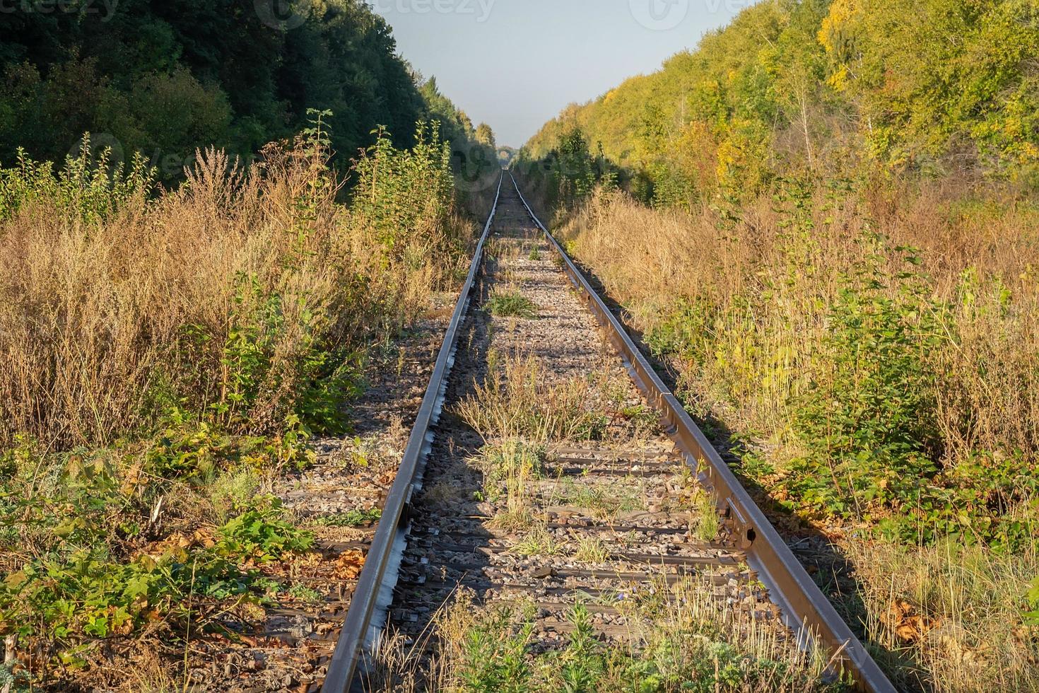 old abandoned railway photo