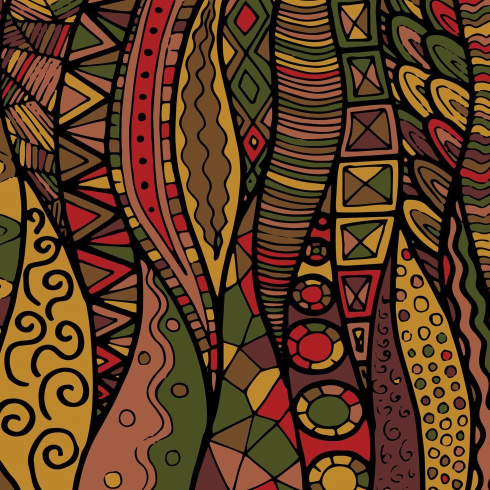 Fabric abstract doodles, hand drawn, lines, print, art. vector