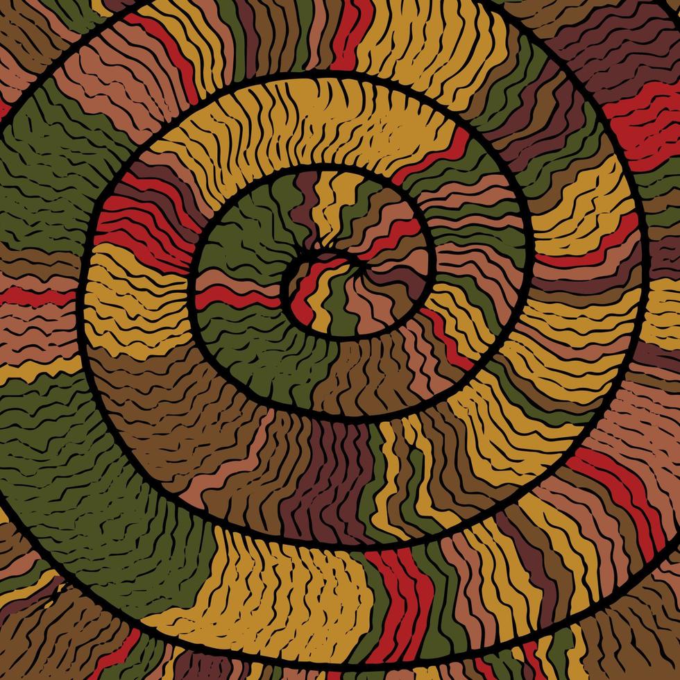 Abstract of snail roll good for background, wallpaper, print, art. vector