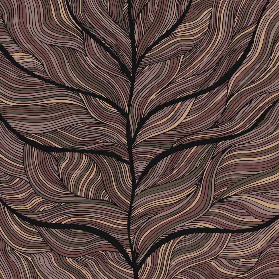 hojas naturales y raíces buenas para fondo, papel tapiz, impresión, arte vector