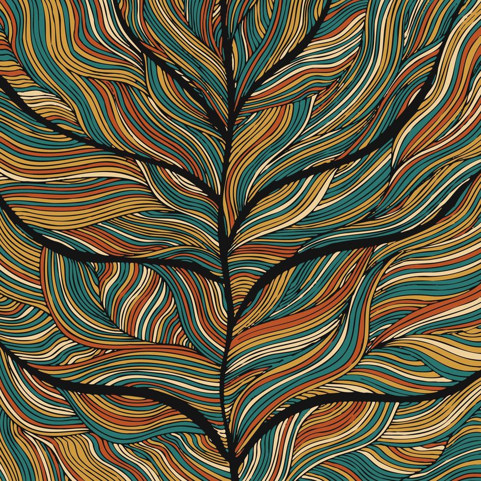 Natural leaf and roots good for background, wallpaper, print, art vector