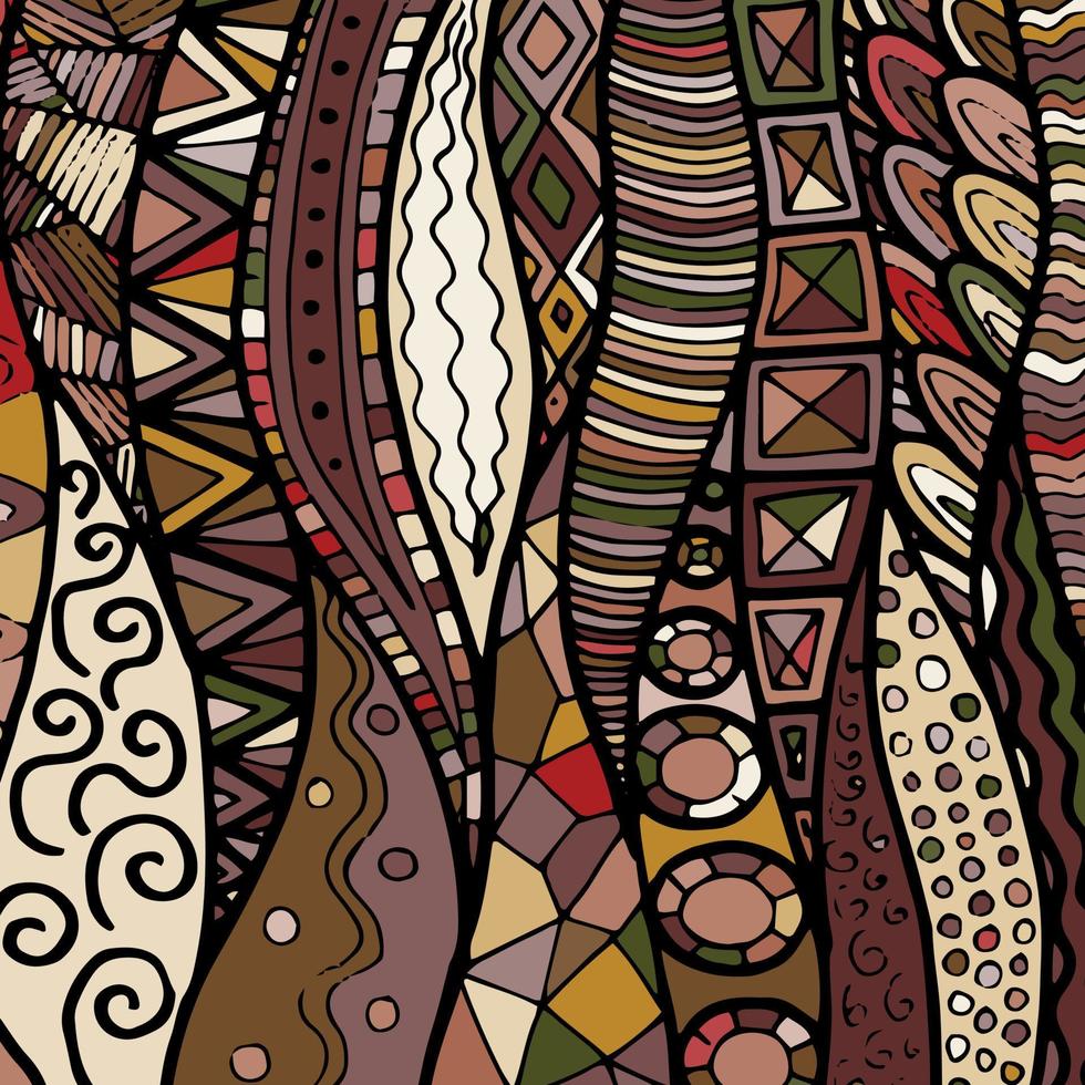 Fabric abstract doodles, hand drawn, lines, print, art. vector