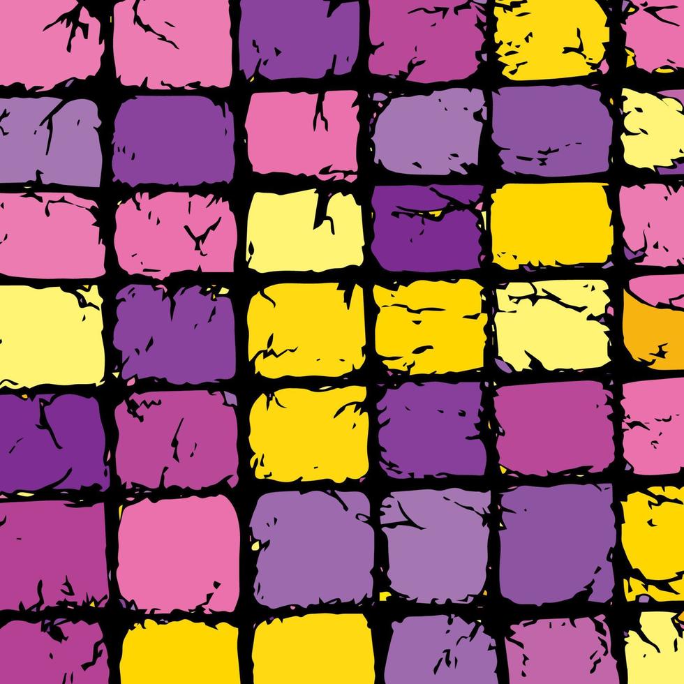 Hand drawn rough brick, good for background, wallpaper, print, art. vector