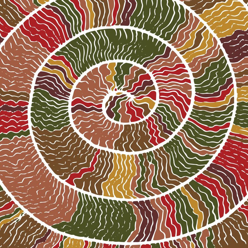 Abstract of snail roll good for background, wallpaper, print, art. vector
