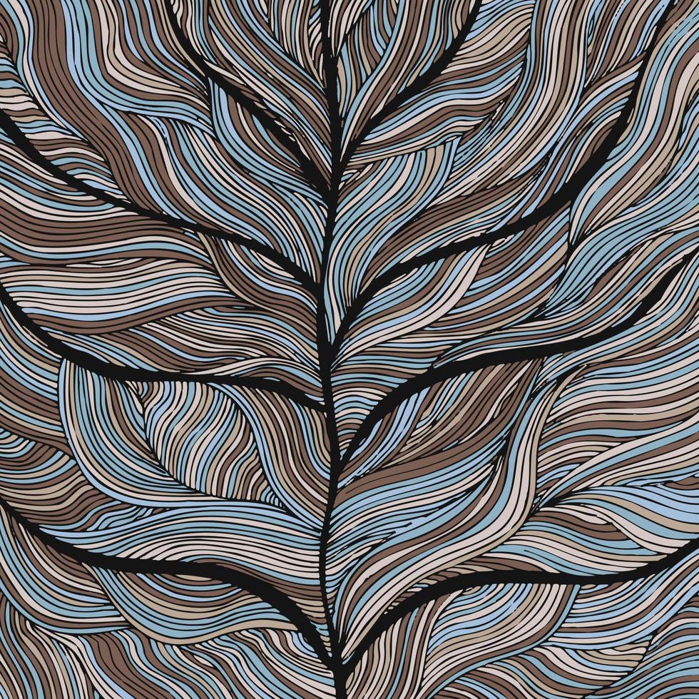 Natural leaf and roots good for background, wallpaper, print, art vector