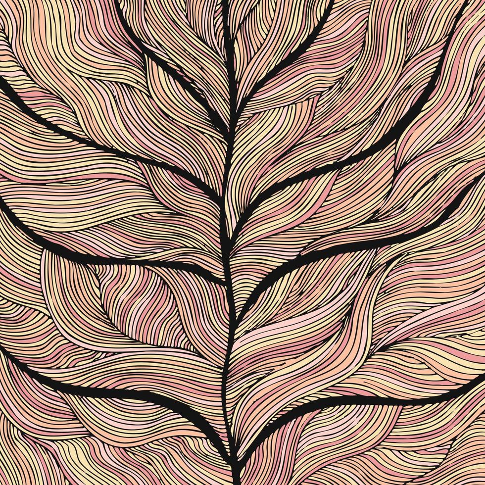 Natural leaf and roots good for background, wallpaper, print, art vector