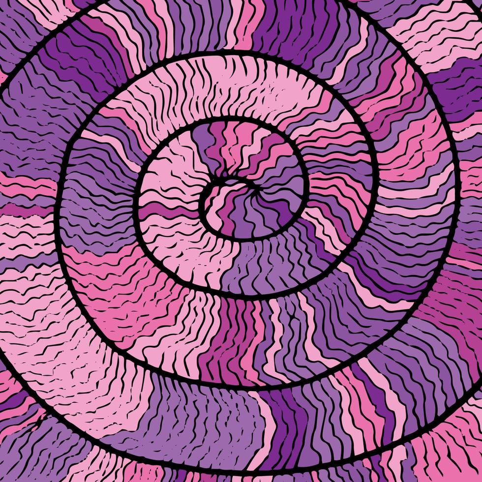 Abstract of snail roll good for background, wallpaper, print, art. vector