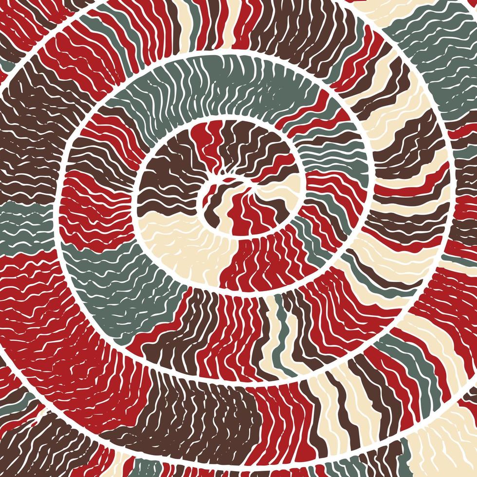 Abstract of snail roll good for background, wallpaper, print, art. vector