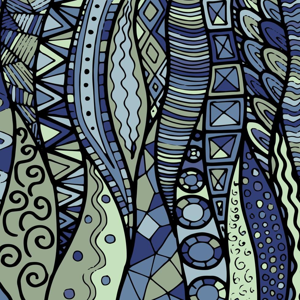 Fabric abstract doodles, hand drawn, lines, print, art. vector