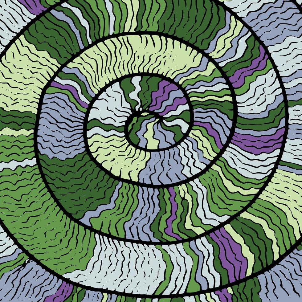 Abstract of snail roll good for background, wallpaper, print, art. vector