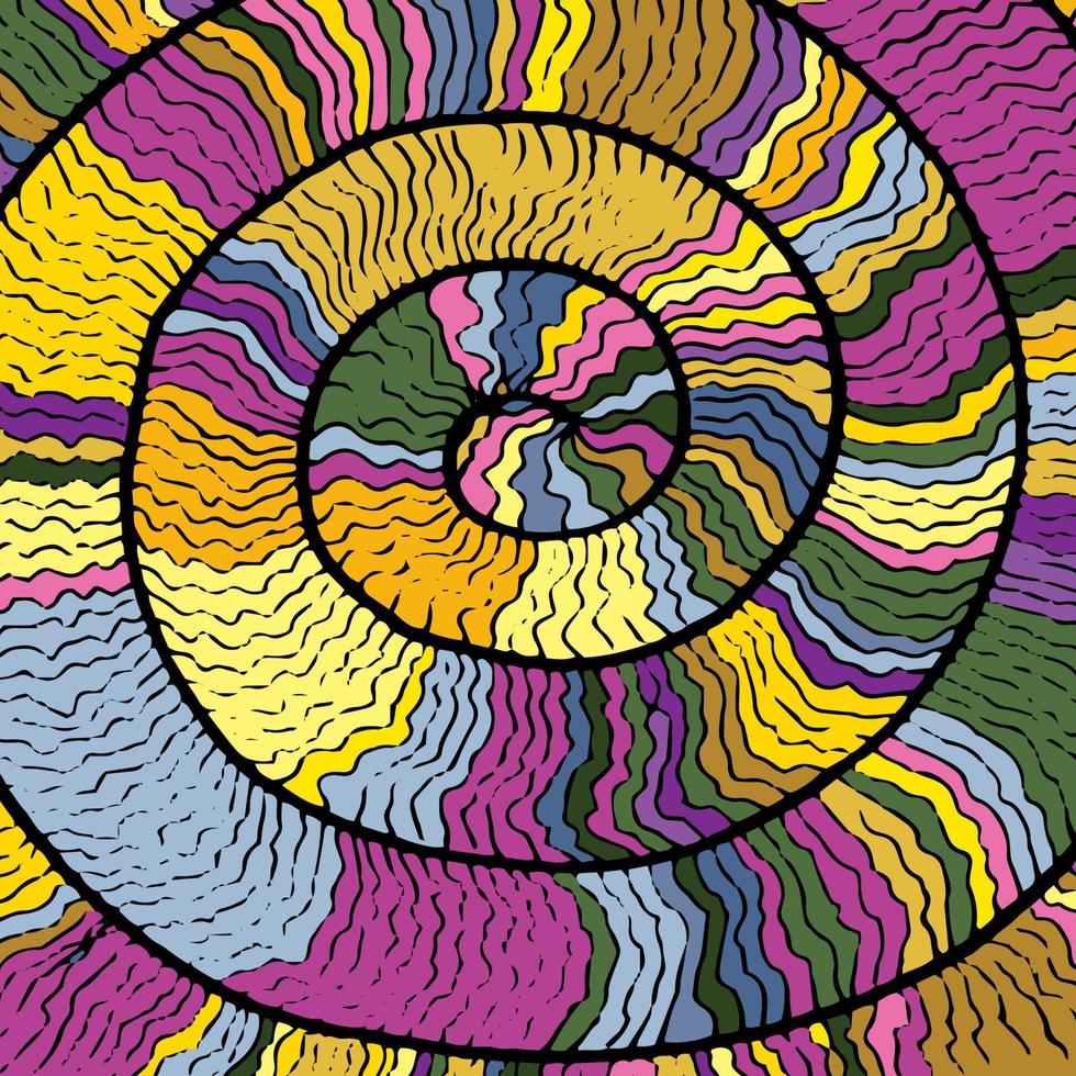Abstract of snail roll good for background, wallpaper, print, art. vector