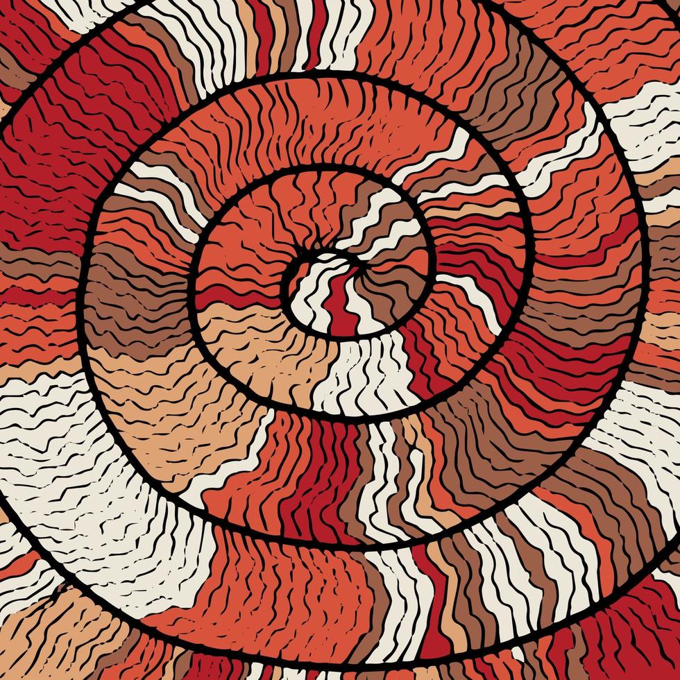 Abstract of snail roll good for background, wallpaper, print, art. vector