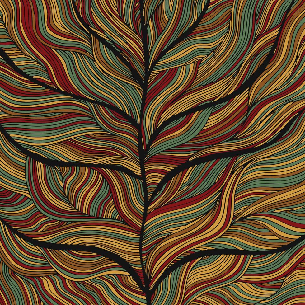 Natural leaf and roots good for background, wallpaper, print, art vector